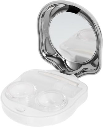 WOFASHPURET Cute Cat Box Travel Kit Lens Case Box Adorable Design Contact Lenses Case