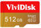 Vividisk SD Card 512GB – High Speed TF Card 512 GB Waterproof Memory Card SD Mini Memory Card scheda sd with Smartphone,Camera,Tablet,Drone,Smart TV