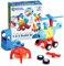 Learning Resources 1-2-3 Build It - Rocket-Train-Helicopter, Fine Motor Toy, Kids Building Set