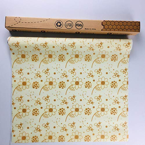 OSALAD Zero Waste Reusable Storage Wrap Sustainable Organic Sandwich Cheese Food Wrapping Paper Bpa Plastic Free Beeswax Roll