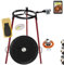 COMBOI Paella Brenner Butangas, 30 cm, emaillierte Paella-Pfanne, 42 cm, Gasregler, Schlauch, Standfüße, Ebene, Schürze, digitales Rezeptbuch