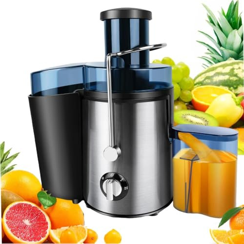1000W Juicer Machine Whole Fruit Vegetable Juice Extractor Stainless Steel Juicer Machines with 2 Speed Control