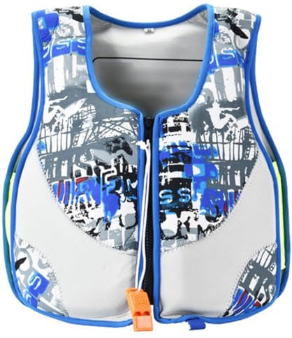 Cunlvyyds Kinder Schwimmweste Kinder Schwimmpool Schwimmtraining Lernen Auftriebsweste Schwimmhilfe Blaue Kinder Schwimmweste