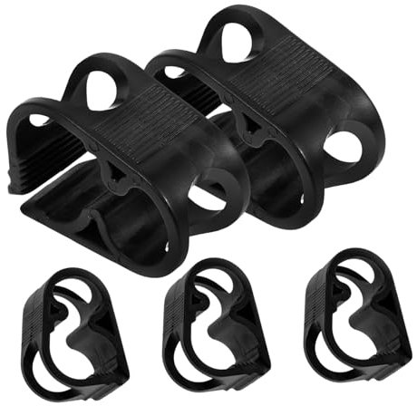BESTYASH 5pcs Water Pipe Clamp Clips Fastener for Water Pipe Adjustable Tube Clamp Plastic Hose for Beer Bottle Flow Control Tubing Clip