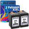 Tito-Express 2 Patronen kompatibel mit HP 304 XL Black | Geeignet für DeskJet 2620 2621 2622 2623 2630 2632 2633 2634 3720 3730 3732 3733 3735 3750 3760 3762 3764 3700 MFP