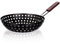 Happy Green A04429 BBQ Grillende Wanne, Wok, schwarz, 28 x 28 x 8.5 cm