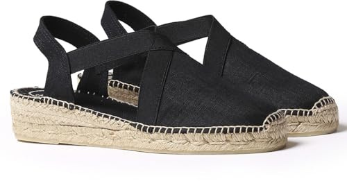 TONI PONS Verona - Espadrille compensée végétalienne pour Femme de en Coton.