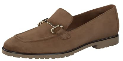 Paul Green Femme Chaussures Basses, Dame Mocassin,Chaussons,Chaussures d'affaires,Pantoufles,Chaussures de collège,Mittelbraun (Nut),38 EU / 5 UK
