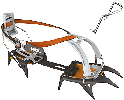 Petzl IRVIS - Ramponi 10 punti per sci escursionismo e viaggio su ghiaccio - Serratura a leva universale
