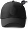 urban ace Baseball Cap Herren Damen 100% Baumwolle inkl. Wandhaken Snapback Verschluss verstellbar Outdoor Running Sport Freizeit Basecap Kappe Männer Frauen (Black All Black Club)
