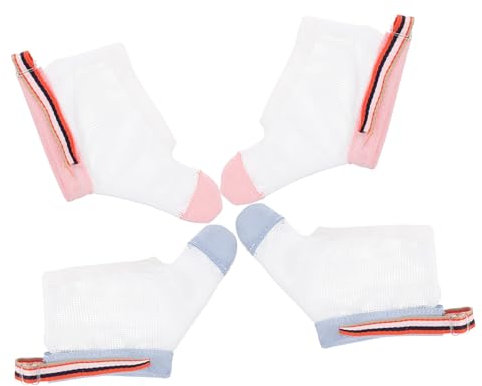 WATIIFUFU 2paare Finger Schutz Handschuhe Für Kleinkinder Gegen Nägelkauen Und Daumenlutschen Beugen Verhindern Leicht Halten Kauflächen Und Texturen Einfach Zu Verwenden Und Tragen