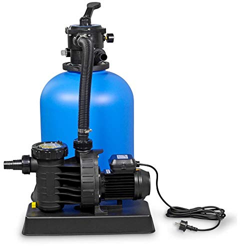 OKU Sandfilter Bali 300 mit Aqua Plus 6 + MultiFlow pro/Sandfilteranlage inkl. Filtermedium der Spitzenklasse