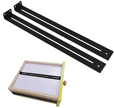 Wdwlbsm Schubladen-Reparaturset, mittlere Halterung zur Verstärkung und Reparatur von gebrochenen Holz/Spanplatte/MDF-Schubladen, Schrank – robuste Stahl-Hardware inklusive Schrauben