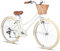 Glerc Missy 26 Zoll Mädchen Cruiser Jugend Teen Frau Fahrrad 6-Gang Teen Hybrid Fahrrad für Jugendliche im Alter von 14 15 16 17 18 19 20 Jahre alt mit Weidenkorb & Leichtgewicht, Weiß