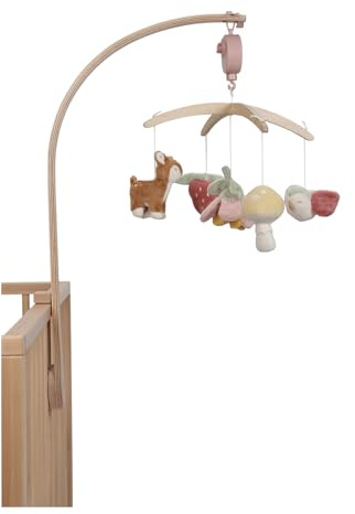 Little Dutch Mobile Musik Spieluhr mit Holz Halterung für Babybett - Fairy Garden