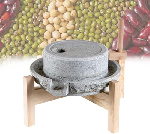 Handkorn kvarn sten, stenkorn kvarn handkvarn för vete bär rismat, våt torr flingor bluestone kvarn med bönfrö kryddmajs rispasta slipning, hem kök stenkvarn