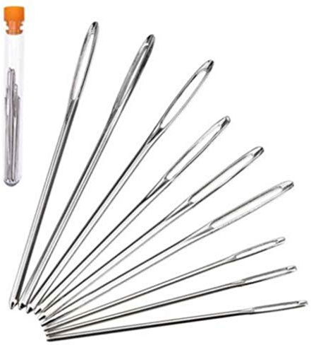 9Pcs Sewing Needles Large Eye Hand Blunt Needle Embroidery Darning Tapestry Yarn NeedlesUseful