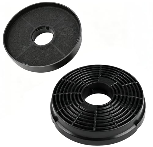 2 PCS Carbon Filter for Lamona HJA2480, HJA2908, LAM2401 and Respekta, Recirculating Carbon Charcoal Filters Replacement for Lamona Cooker Hood Extractor Vent Fan Easy to Install