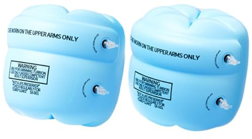 Armpuffar för Barn 1 par bekväma, uppblåsbara och lätta | Uppblåsbara Simvingar för Barn Till Rekreation, Lek, Träning, Flod, Sjö, , Bakgård och Fest samt Lämplig vid