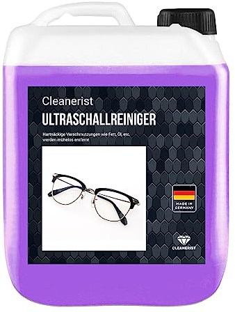 Cleanerist 10 L Ultraschallreiniger Konzentrat | reinigt Schmuck, Münzen, Brillen, Kleinteile & Dental | Ultraschallbad | Ultraschallgerät