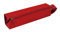 Rhodia 319023C - Schlampermäppchen Rhodiarama, rechteckig 23x5x5 cm, flache Öffnung, langer Reißverschluss, praktisch und elegant aus Kunstleder Rot, 1 Stück
