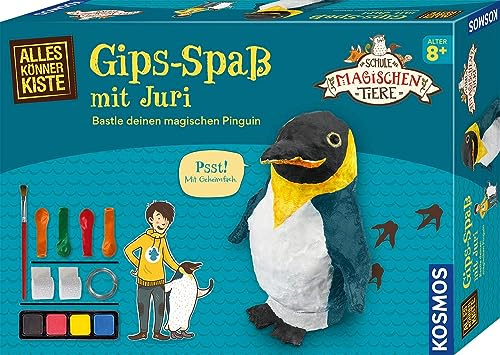 Kosmos 604660 Boîte à plâtre Amusante avec Juri Kit de Bricolage à partir de 8 Ans avec Ballons, Fil, peintures et pinceaux, Instructions colorées étape par étape (français Non Garanti)