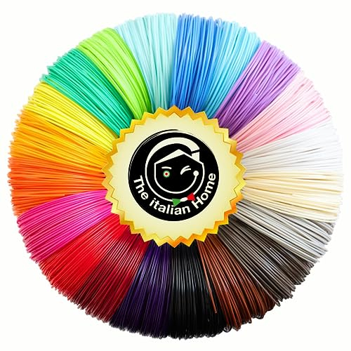 The Italian Home® 3d stift zubehör, 12 Farben 3d stift filament von je 5M / 60M insgesamt, (1 fluoreszierend)