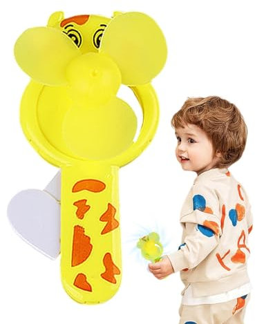 Paodduk Ventilateur de presse manuel, ventilateur de refroidissement portatif, ventilateur de refroidissement pour filles et enfant, ventilateur portatif, ventilateurs personnels de refroidissement