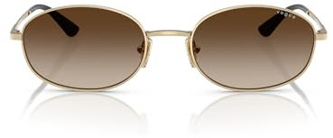 Vogue Eyewear Damen Vo4323s Sonnenbrille, Blassgold/Farbverlauf, Dunkelbraun, 56 mm