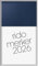 rido/idé Vormerkbuch Mod. Merker '26 | 108×201 mm, Kunststoff, dunkelblau