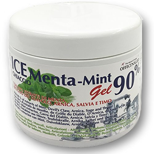 Officinalis Artiglio del Diavolo con Arnica Montana Salvia e Timo Gel 90% Estratto di Menta per Cavalli Ice Ghiaccio - 500ml