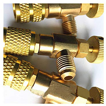 R22/R410 Carga de refrigerante válvula del Adaptador para controlar la adición de líquido de enfriamiento Que recibe una Herramienta accesoria para la válvula de Servicio de Seguridad,...