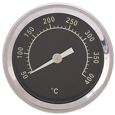 Termometro, Quadrante del Termometro con Griglia in Acciaio Inossidabile, Termometro Bimetallico con Puntatore, Termometro da Cucina, Termometro da Cucina, Termometro per Alimenti/Carne, Forno 50-400