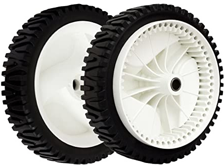 Set of 2 Lawn Mower Front Drive Wheels Replaces Craftsman Husqvarna 532403111 194231x427 194231x460 (8X1-3/4)