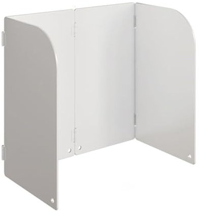 Nicoone Paraschizzi da cucina, 4 lati, pieghevole, a prova di schizzi d'olio, pannelli a gas per cucinare fritture, olio, paraspruzzi e schizzi di grasso