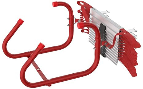 UISEBRT Échelle de secours ignifuge, échelle de sécurité, échelle de corde rétractable, convient pour les bâtiments à 2 étages, les fenêtres de balcon, capacité de charge jusqu'à 450 kg (4,5 m/12