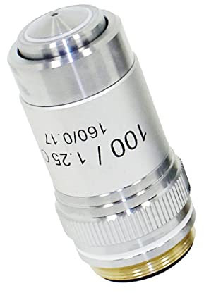 Mikroskop mikroskop objektiv lins 100X 195 Achromatic objektiv biologiskt mikroskop delar tillbehör