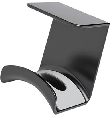 MISUVRSE Supporto per cuffie da ufficio e da gioco sotto la scrivania/supporto da parete staffa di archiviazione per casa quotidiana ufficio gancio per cuffie