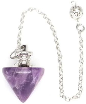 Livets träd kristallpendel, natursten Reiki Dowsing hänge 19 x 22 mm för spådom och smycken