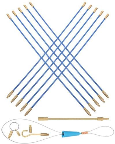 Zerodeko Kit de Tirage de Câble en Cuivre et Fibre de Verre pour Électricien, Protection et Design Élégant, Outil Polyvalent pour Installation Électrique Murale
