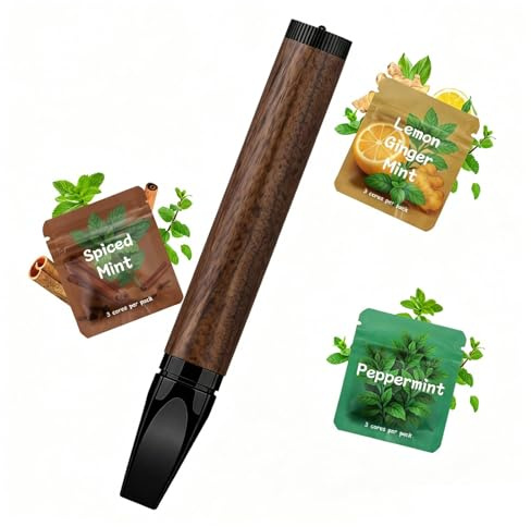 CARITATE hjälpmedel andningshalsband, justerbar motstånd andningscykel med utbytbara smakfilter för lugnande och stressminskning