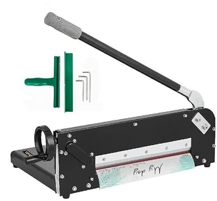 A4 12 manuell pappersskärare Heavy Duty giljotintrimmer 300 ark stansskärare Används for hemmakontor Laboratorium Kommersiella