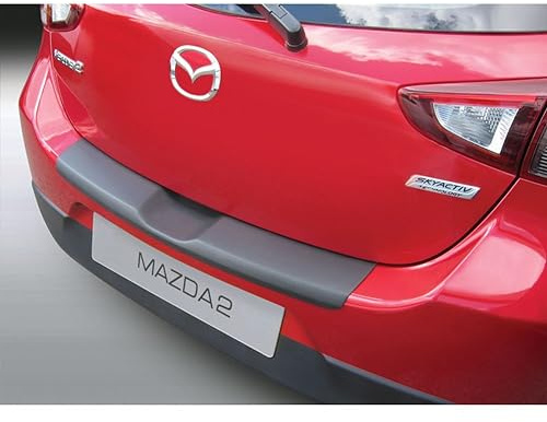 RGM ABS Heckstoßstangenschutz kompatibel mit Mazda 2 3/5-Türer 2015- Schwarz