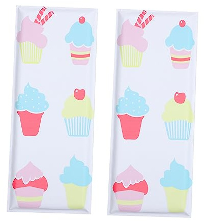 TOYANDONA 2pcs Removable Anti-Collision Wall Sticker Soft Protective Wall Pad Cartoon Decal for Baby Playhouse Nursery