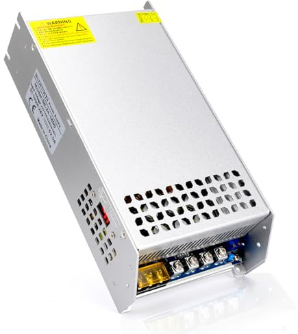 NUOFUWEI DC 12V 125A 1500W Strömförsörjning Transformator - 110V/220V AC till DC 12 Volt Adapter för LED Ljuslist