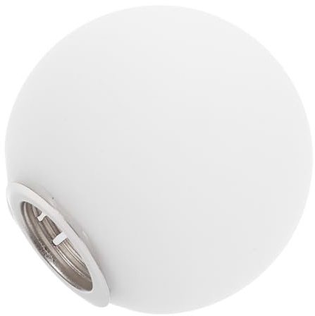 ABOOFAN Abat-jour Remplacement Polyvalent Blanc Givré en Verre Sphérique Lumière Douce et Apaisante pour Lampe G9 pour Plafonnier Diverses Pièces