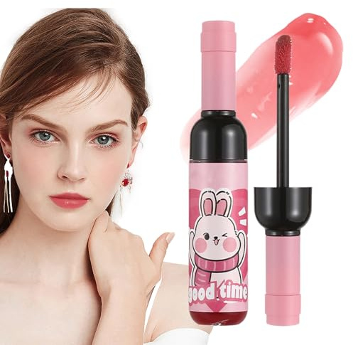 Wine Lip Stain | Nourishing Lips Gloss,Wine Liquid Lipgloss Matte Finish Waterproof Beauty Makeup for Dating Family Gathering