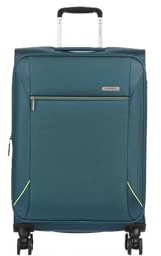Samsonite Breeze Trolley Valigia, Petrol Blu, Poliestere, 67x43x27 cm, 75L, 4 Ruote Spinner, Serratura TSA