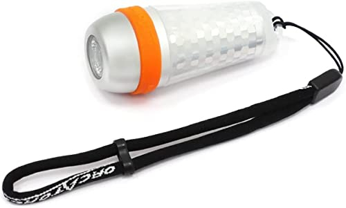 ORCATORCH SD03 Dive Beacon 4-Color-in-1 (Blau, Rot, Weiß, Grün) 8 Modi Tauchsignallicht mit Konstantem Licht Oder Blinkmodus LED-Markierungslicht für Nachttauchen für 150M Unterwassertauchen