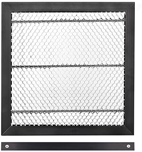 BENECREAT 30x30x2.2cm Lit Laser en Nid d'abeille, Table de Découpe de Panneau de Table de Travail en Nid d'abeille pour Graveur Laser et Machine de Découpe